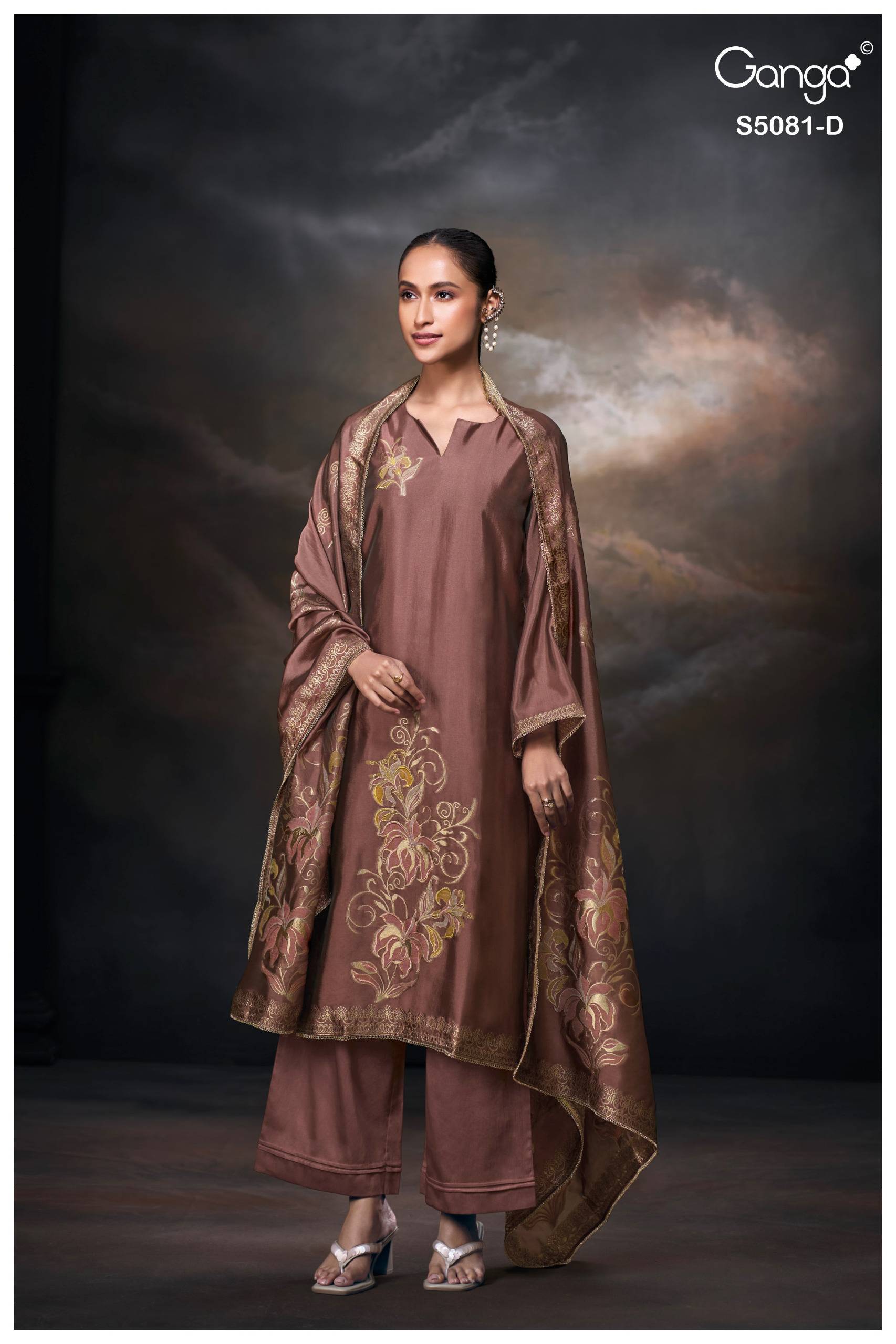 MANSIE 5081 SERIES BY GANGA FASHION Beautiful Colourful PURE VISCOSE Dresses At Wholesale Price